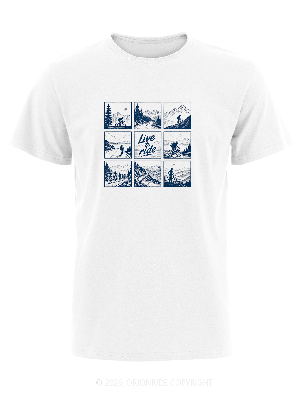 Orionride Live To Ride Short Sleeves Bike T-Shirt
