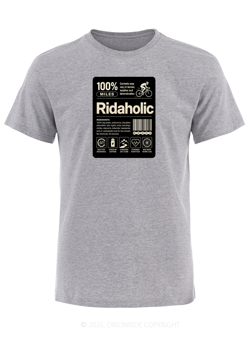 Orionride Bike Label Short Sleeves Bike T-Shirt