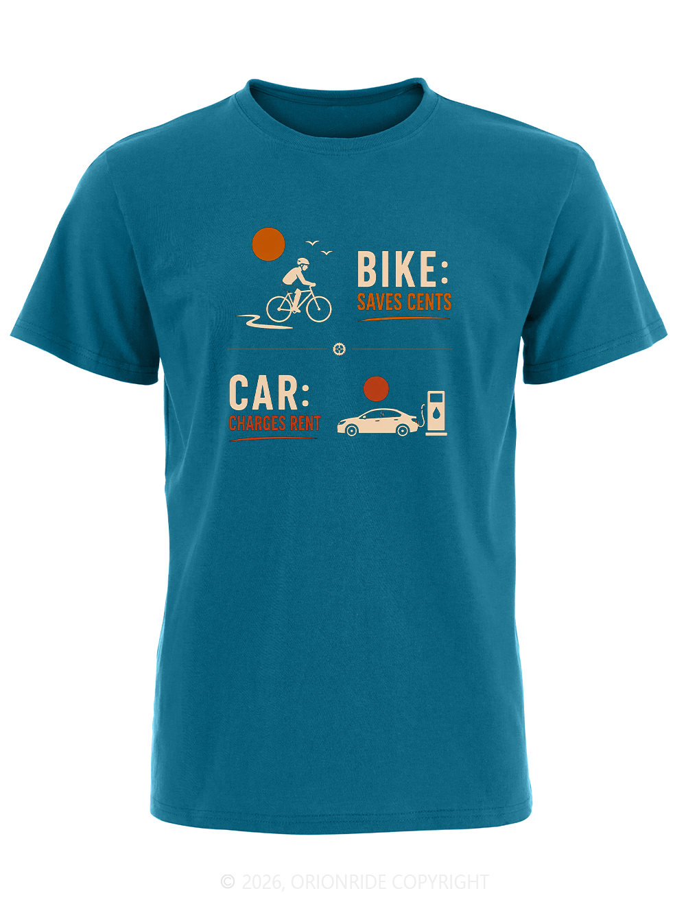 Orionride Rational Travel Short Sleeves Bike T-Shirt