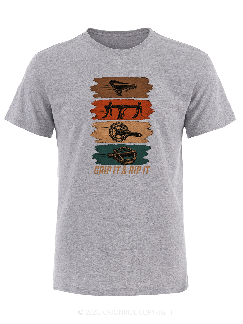 Orionride Parts Color Blocks Short Sleeves Bike T-Shirt