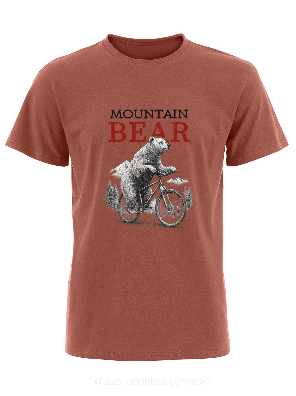 Orionride Mountain Bear Short Sleeves Bike T-Shirt
