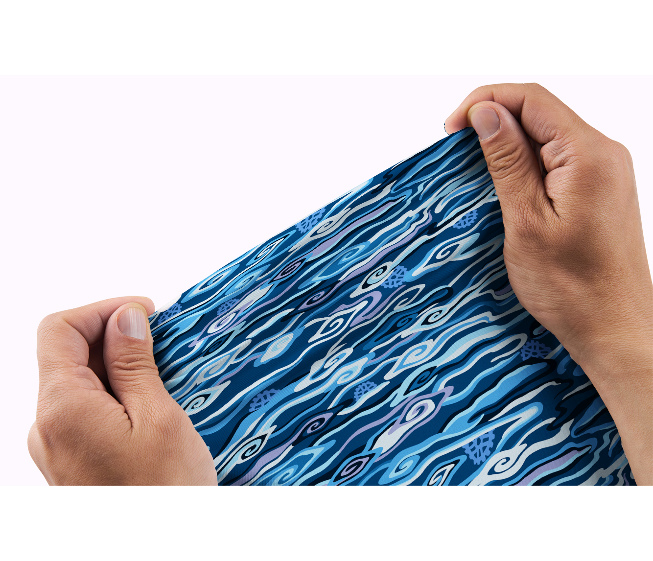 Orionride Flowing Waves Men's Polo Shirt