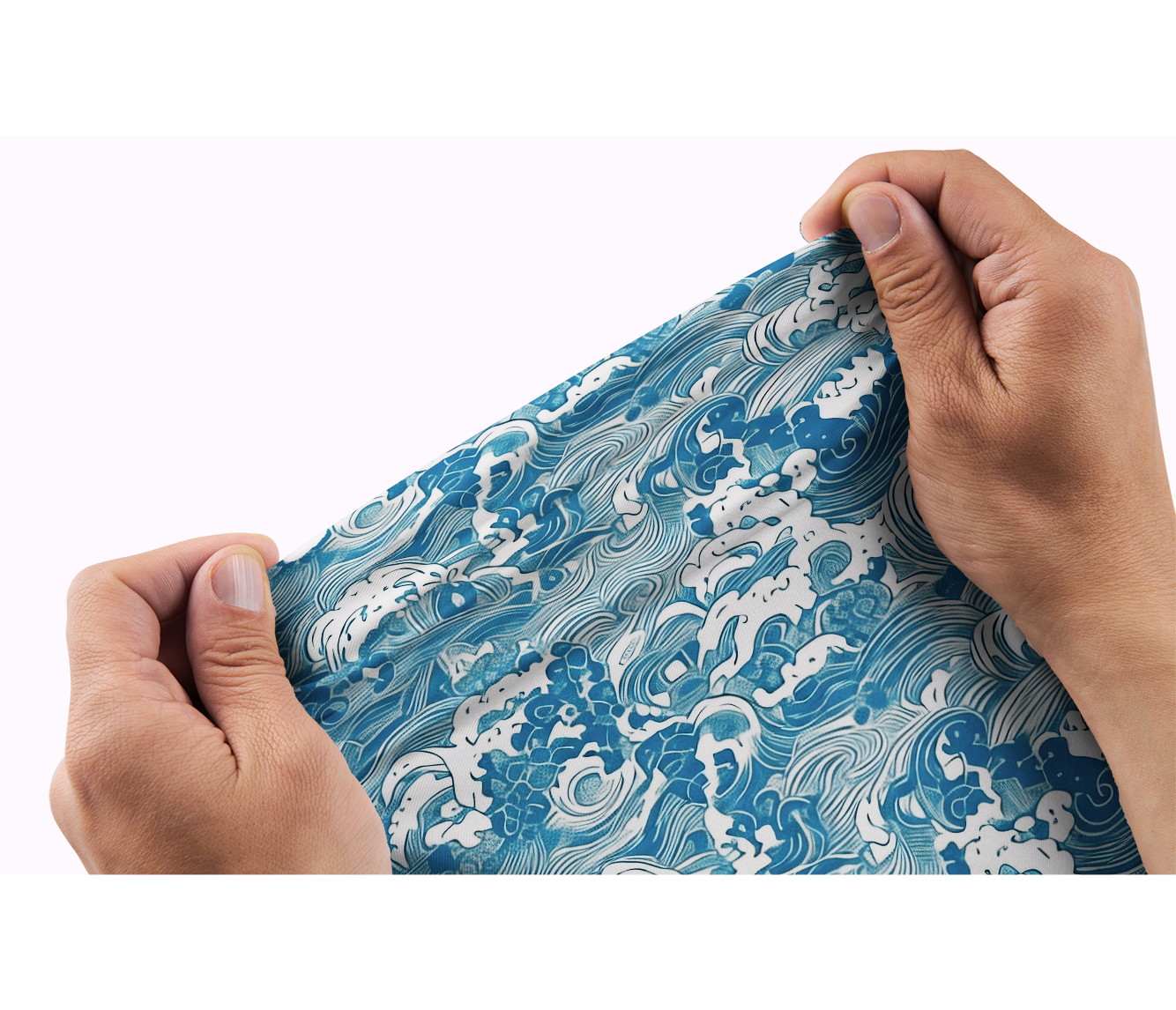 Orionride Sea Waves Men's Polo Shirt