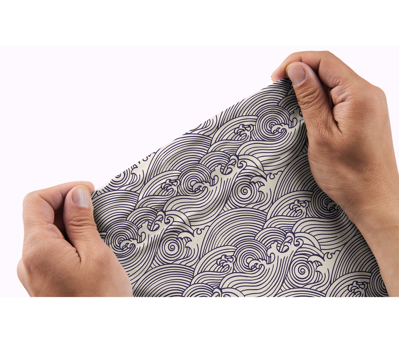 Orionride Wave Stripes Men's Polo Shirt
