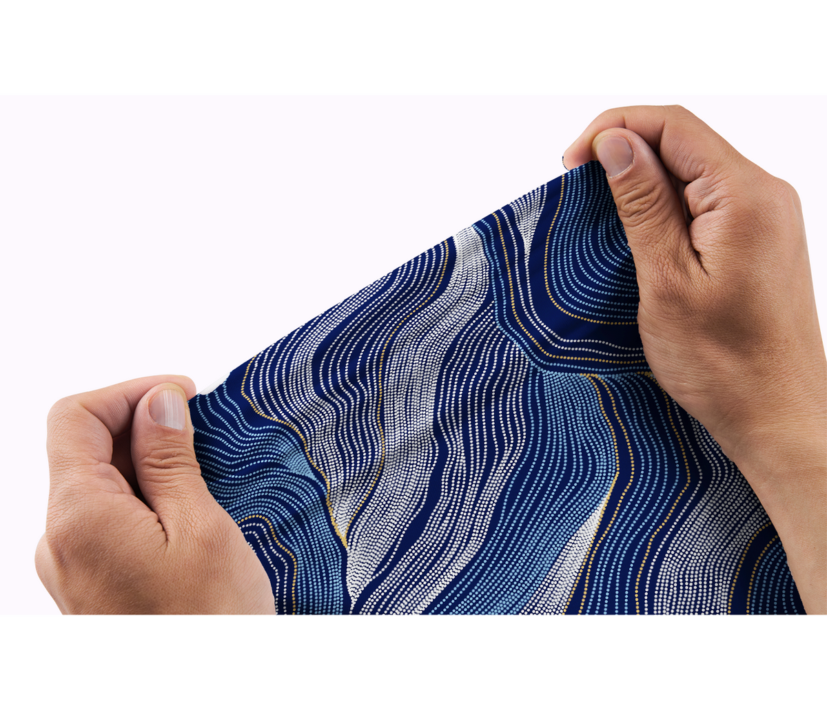 Orionride Fine Contour Lines Men's Polo Shirt