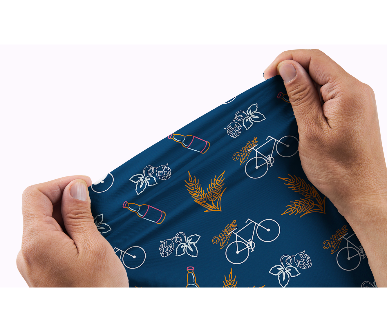 Orionride Neon Bottle Men's Polo Shirt