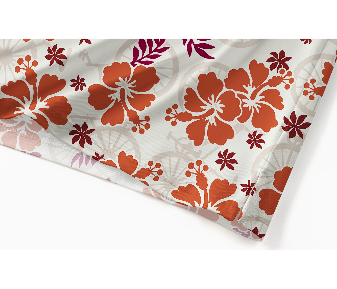 Orionride Hibiscus Flowers Men's Polo Shirt