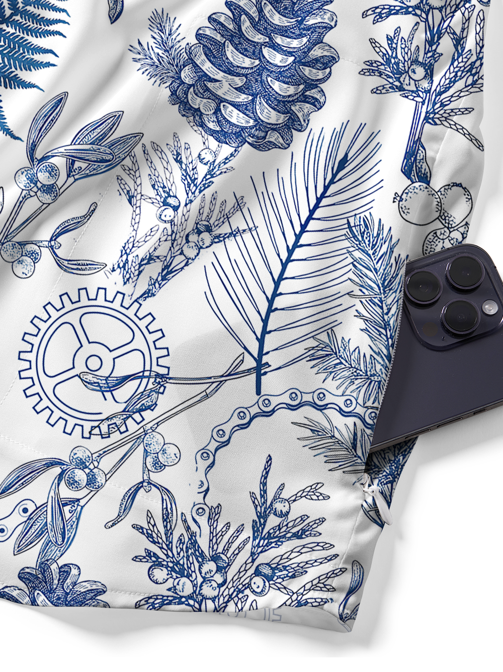 Orionride Pinecone Gear Zipper Pockets Ultra Lightweight Short Sleeves Gravel Shirt