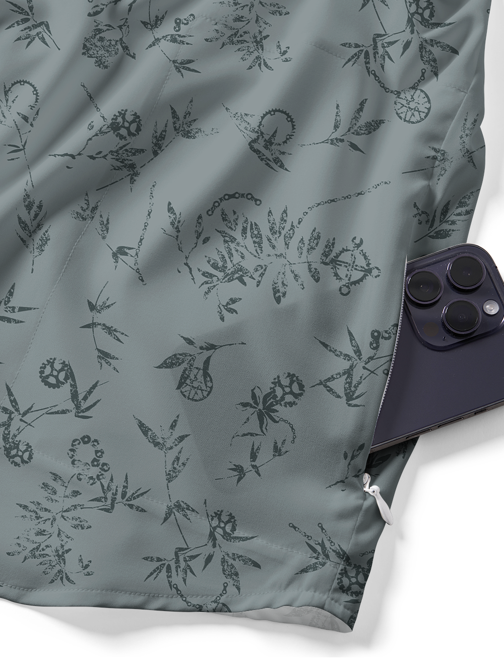 Orionride Leaf Stem Gear Zipper Pockets Ultra Lightweight Short Sleeves Gravel Shirt