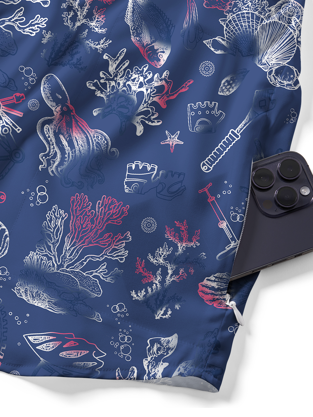 Orionride The Promise Of The Ocean Zipper Pockets Ultra Lightweight Short Sleeves Gravel Shirt