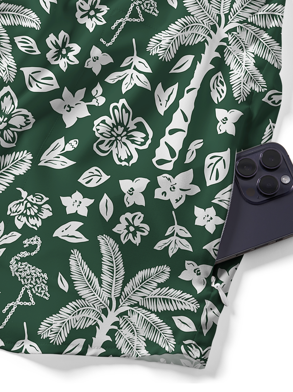 Orionride Under The Coconut Tree Zipper Pockets Ultra Lightweight Short Sleeves Gravel Shirt