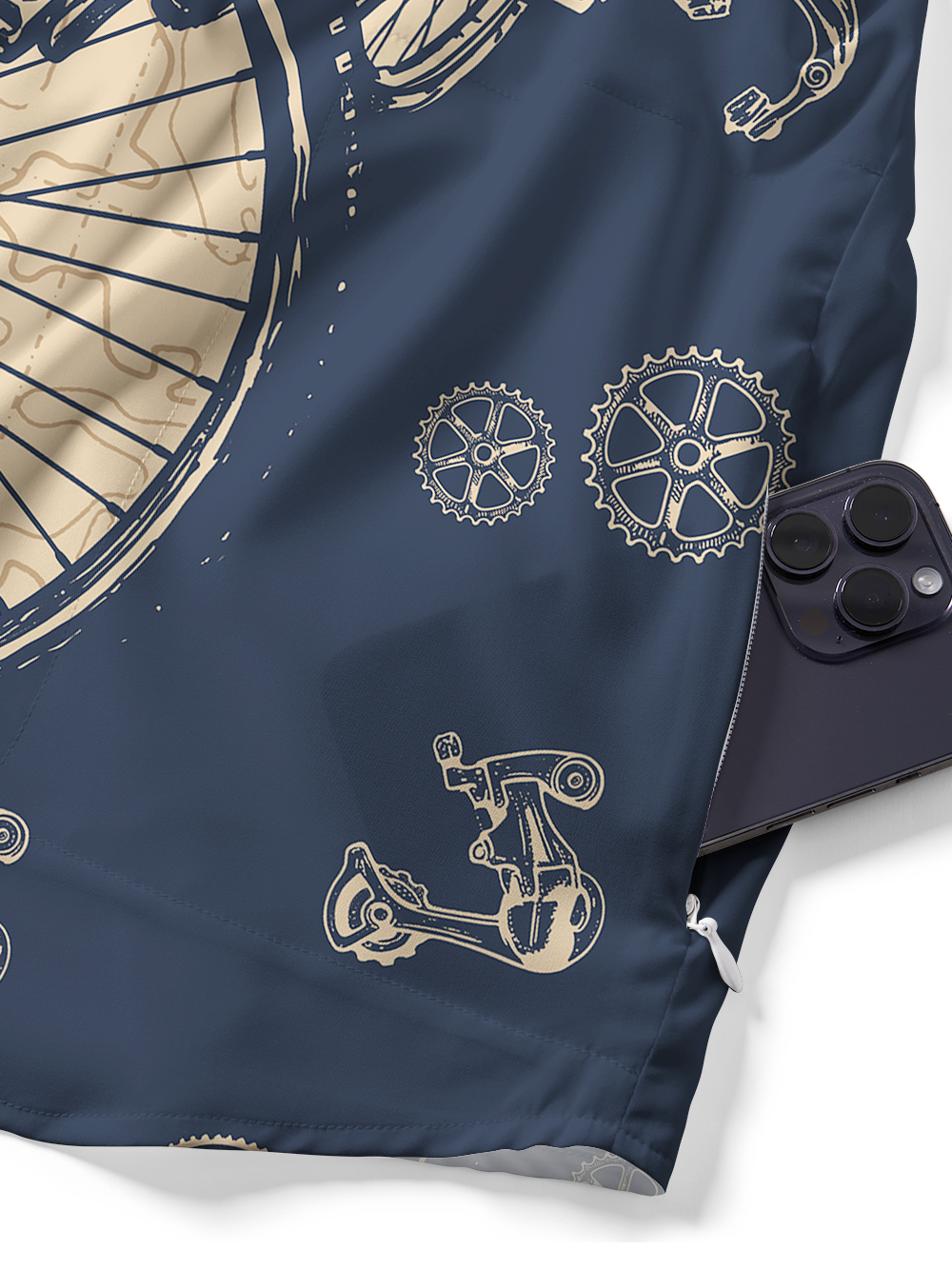 Orionride Crossing The Map Zipper Pockets Ultra Lightweight Short Sleeves Gravel Shirt