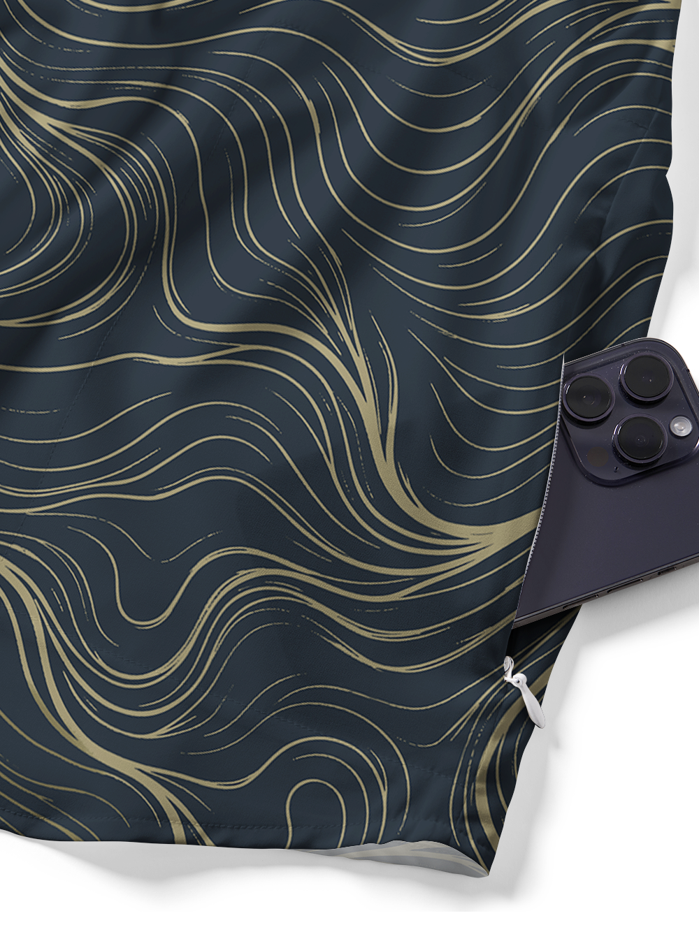 Orionride Golden Currents Zipper Pockets Ultra Lightweight Short Sleeves Gravel Shirt