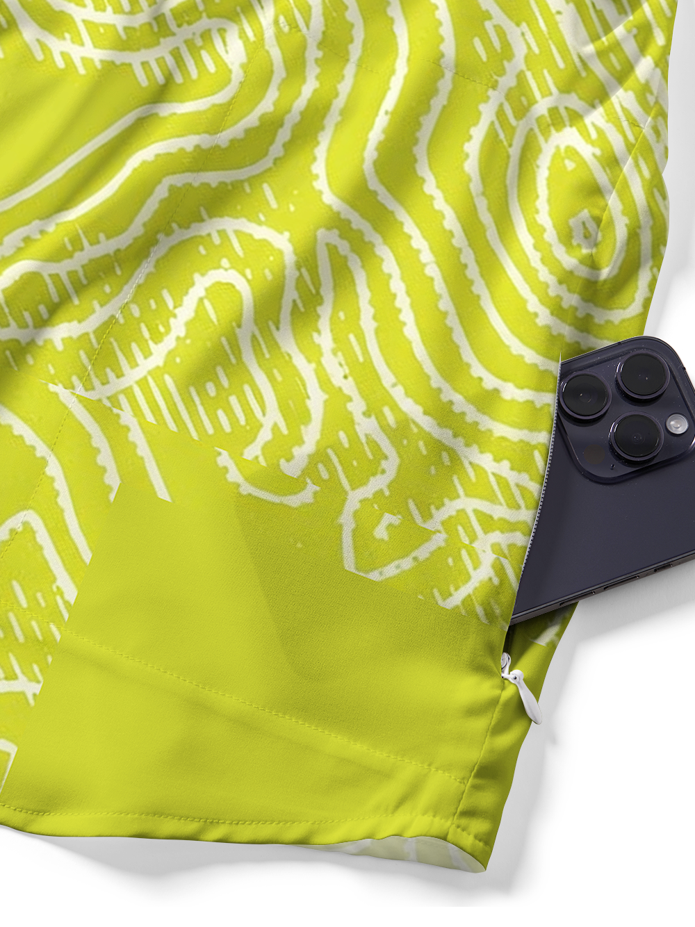 Orionride Topographic Map Zipper Pockets Ultra Lightweight Short Sleeves Gravel Shirt