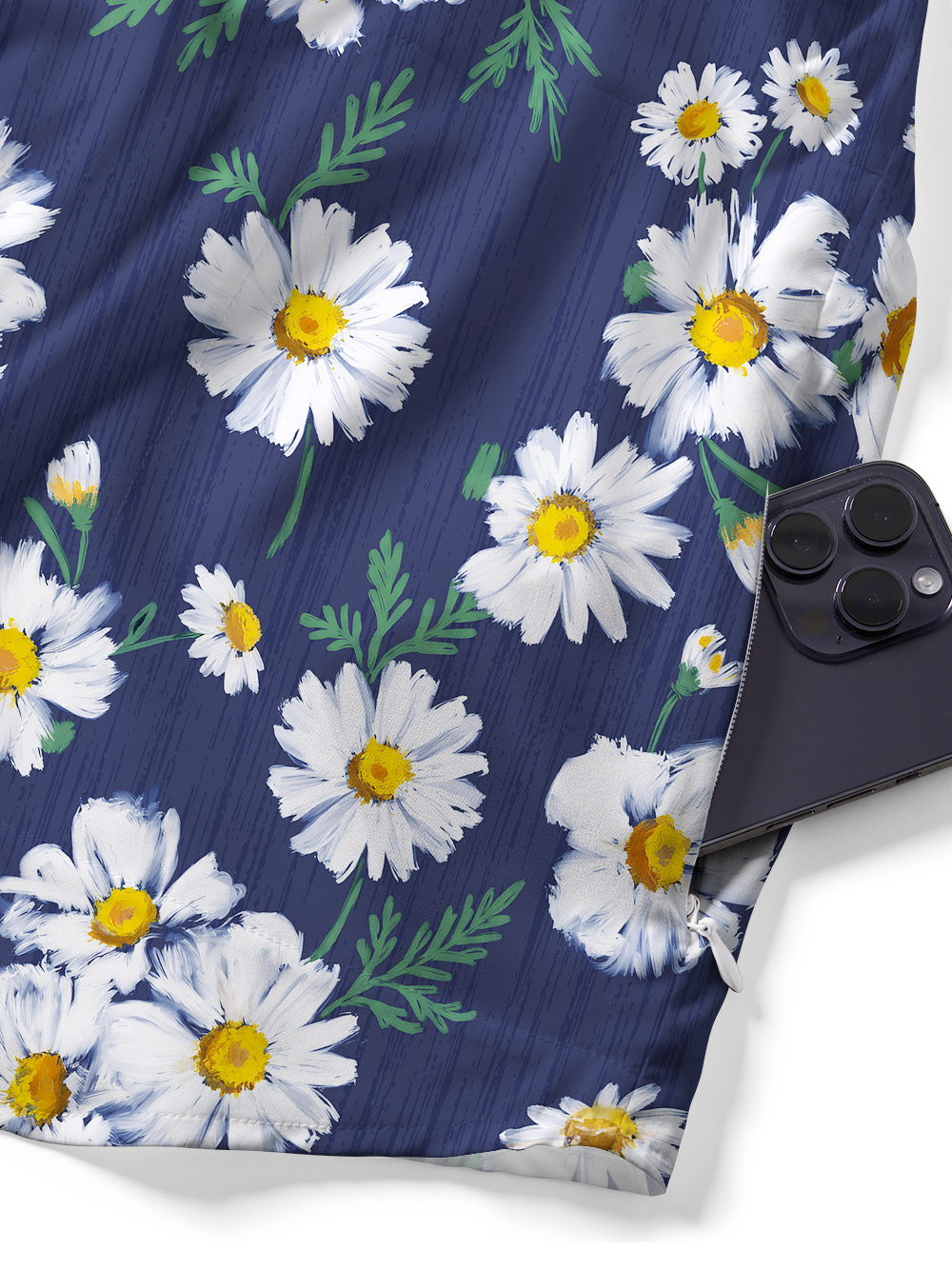Orionride Lucky Daisy Zipper Pockets Ultra Lightweight Short Sleeves Gravel Shirt