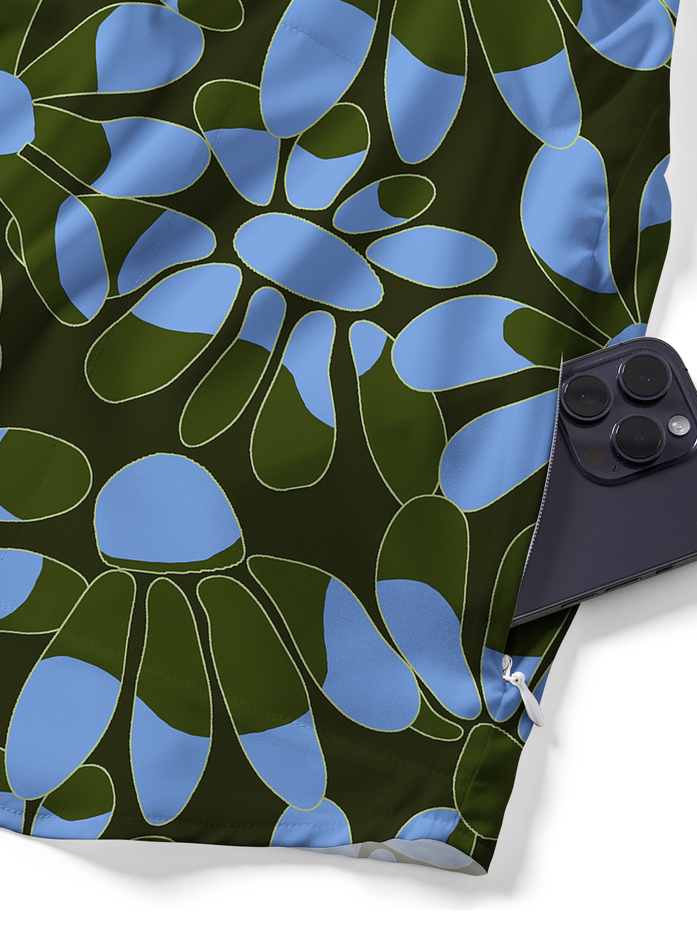 Orionride Psychedelic Flowers Zipper Pockets Ultra Lightweight Short Sleeves Gravel Shirt