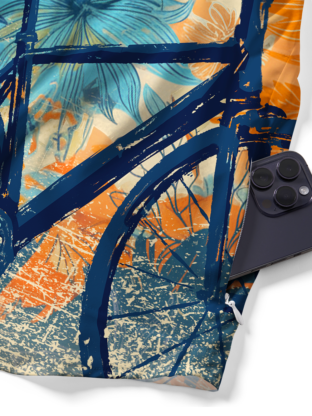 Orionride Cycling Stamps Zipper Pockets Ultra Lightweight Short Sleeves Gravel Shirt