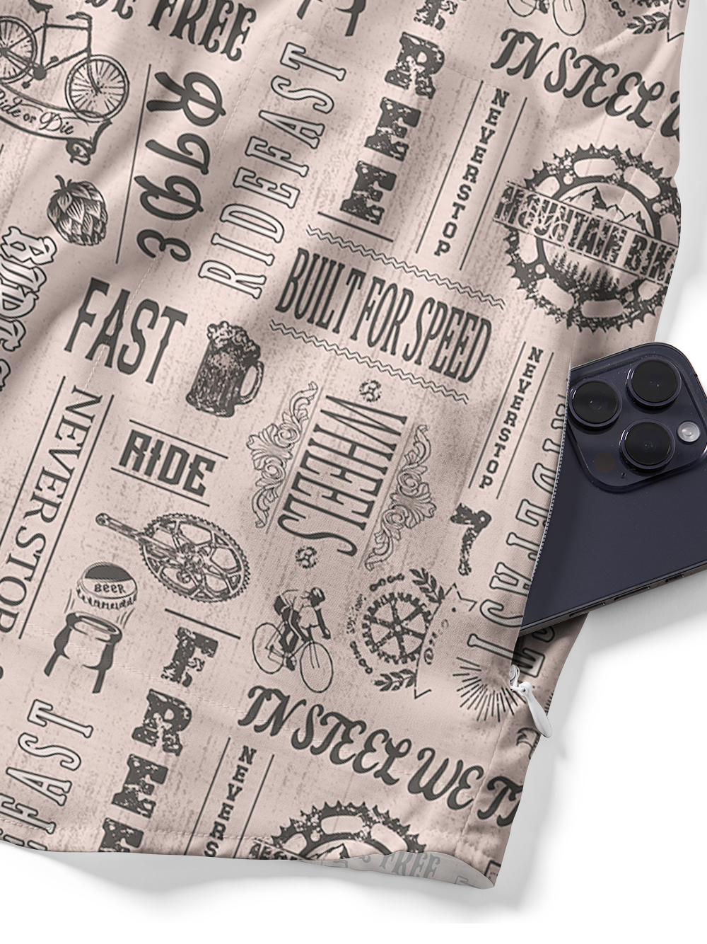 Orionride Never Stop Zipper Pockets Ultra Lightweight Short Sleeves Gravel Shirt