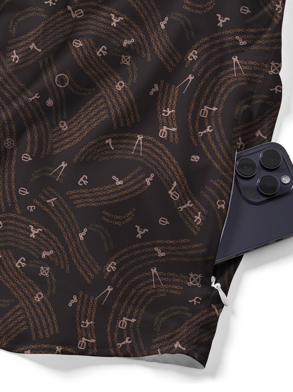 Orionride Chain Tools Zipper Pockets Ultra Lightweight Short Sleeves Gravel Shirt