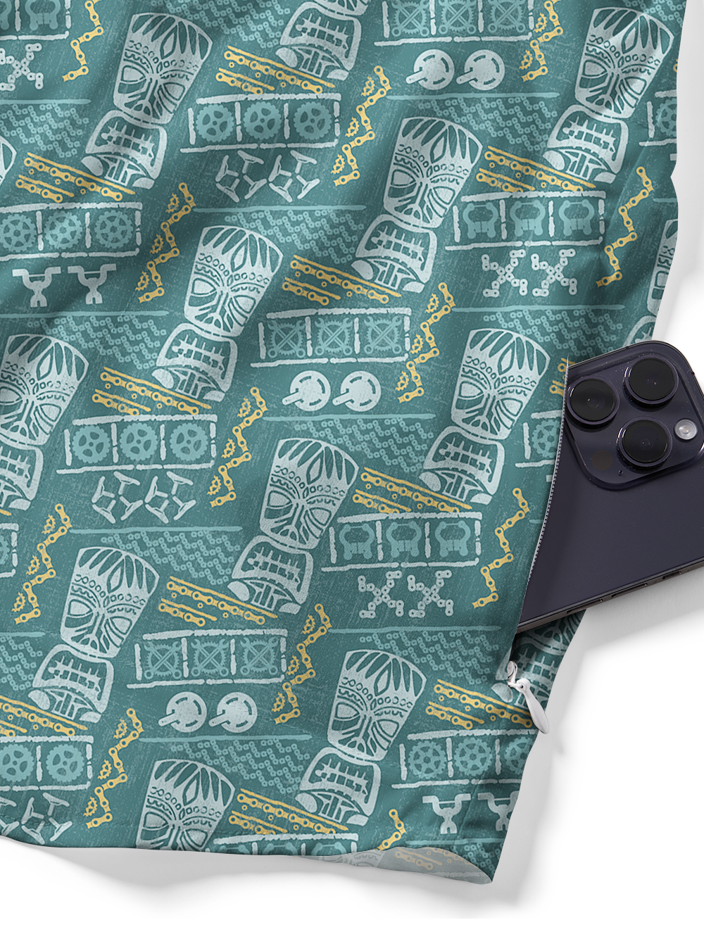 Orionride Ancient Stone Statues Zipper Pockets Ultra Lightweight Short Sleeves Gravel Shirt