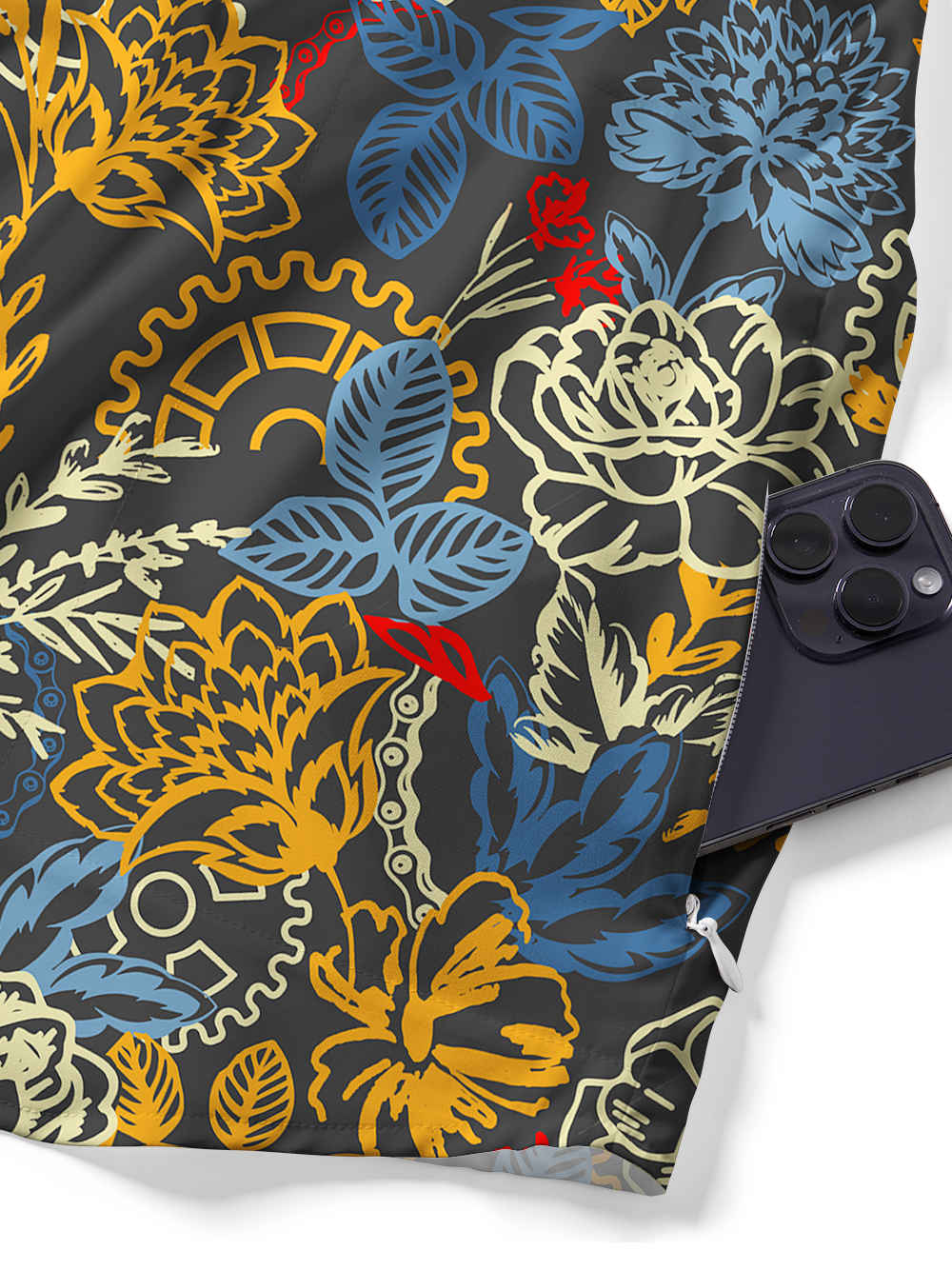 Orionride Sunshine Garden Zipper Pockets Ultra Lightweight Short Sleeves Gravel Shirt