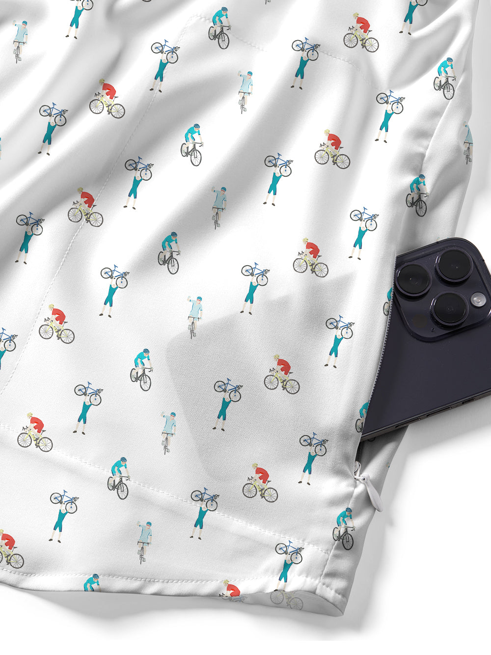 Orionride Cycling On The Road Zipper Pockets Ultra Lightweight Short Sleeves Gravel Shirt