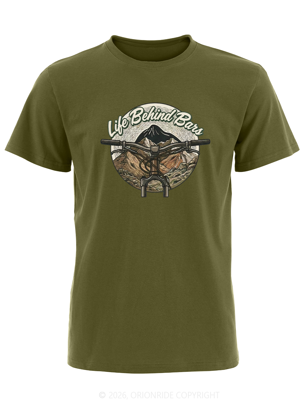 Orionride Handlebars Short Sleeves Bike T-Shirt
