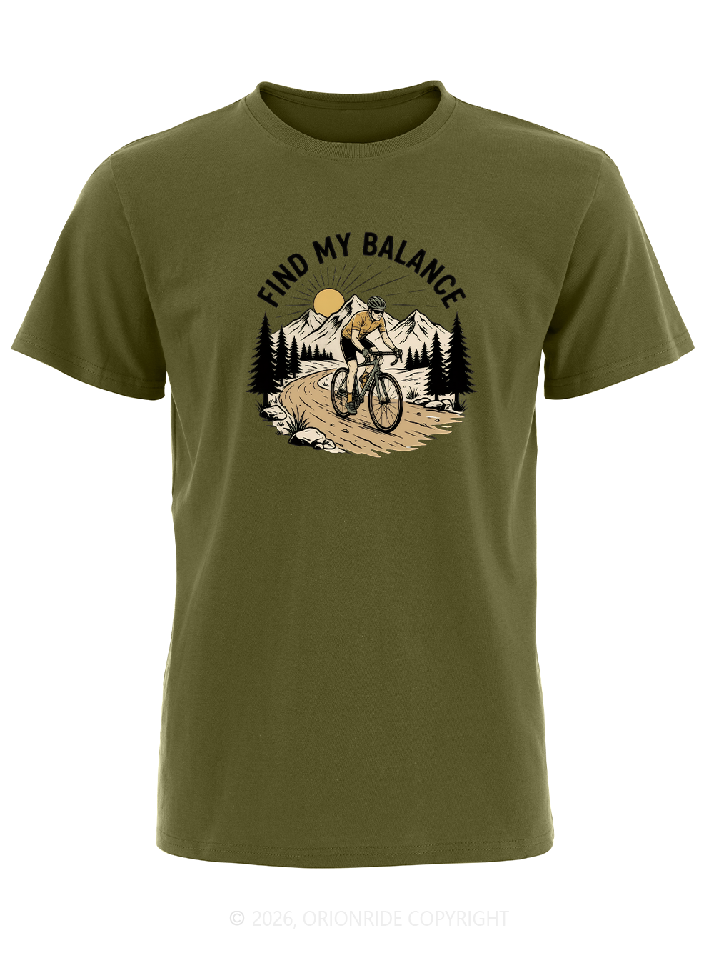Orionride Find My Balance Short Sleeves Bike T-Shirt