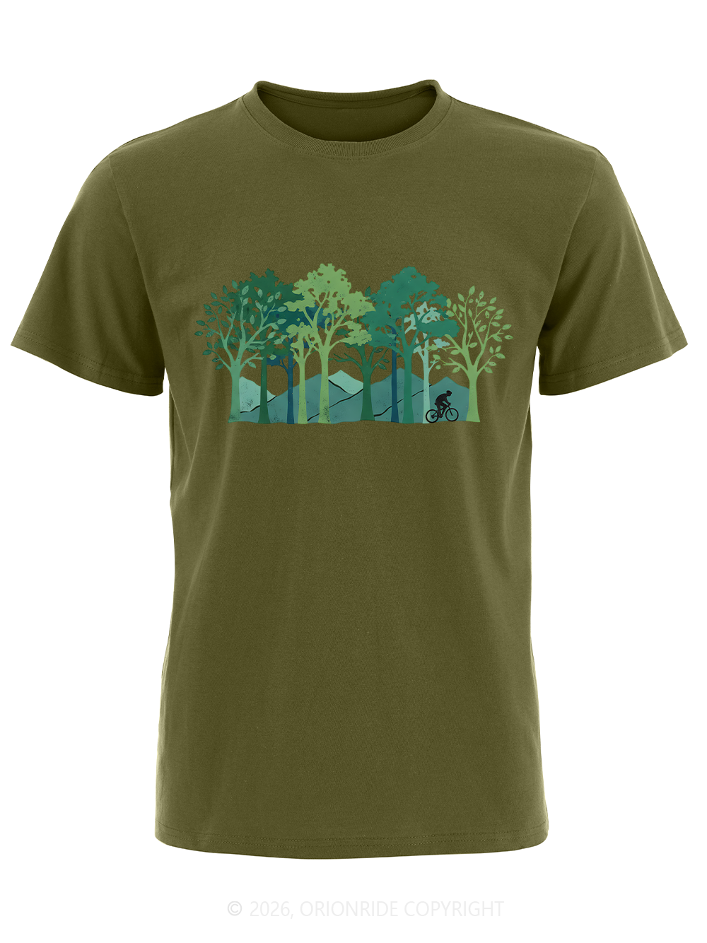 Orionride Galloping Through The Forest Short Sleeves Bike T-Shirt