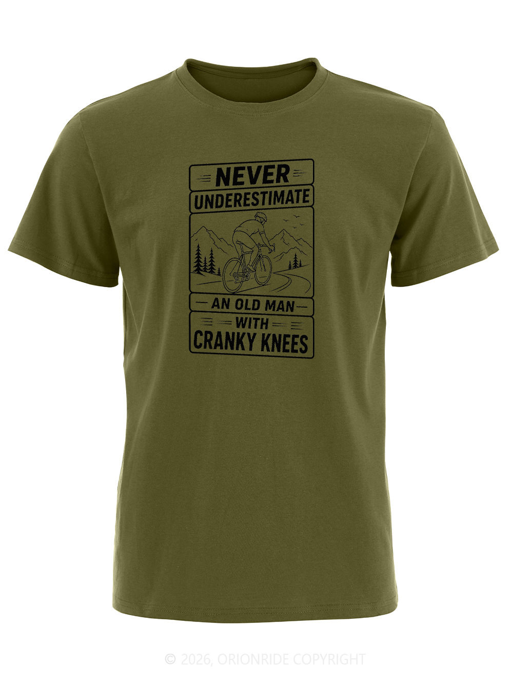 Orionride Cranky Knees Short Sleeves Bike T-Shirt