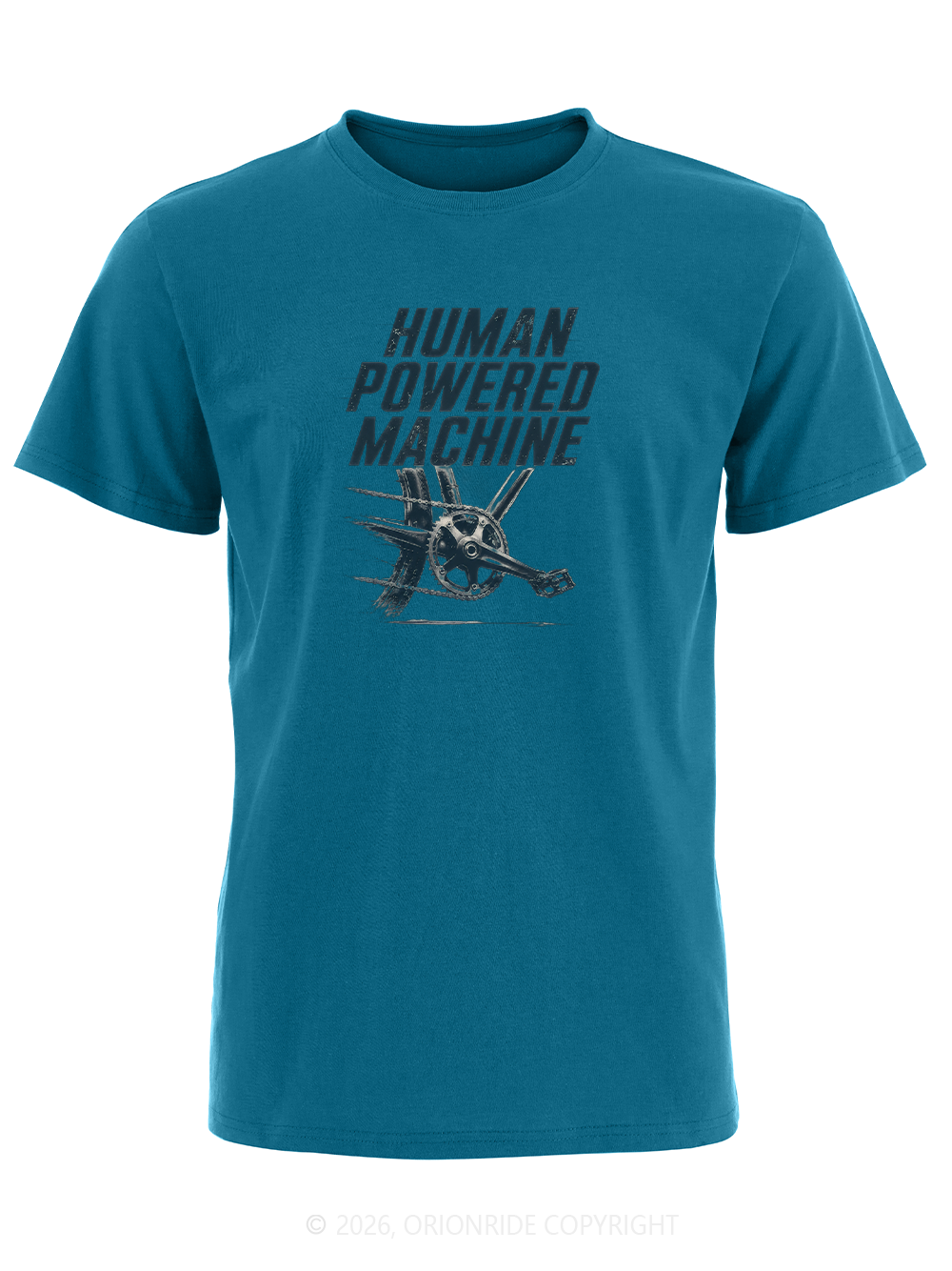 Orionride Human-Powered Machine Short Sleeves Bike T-Shirt
