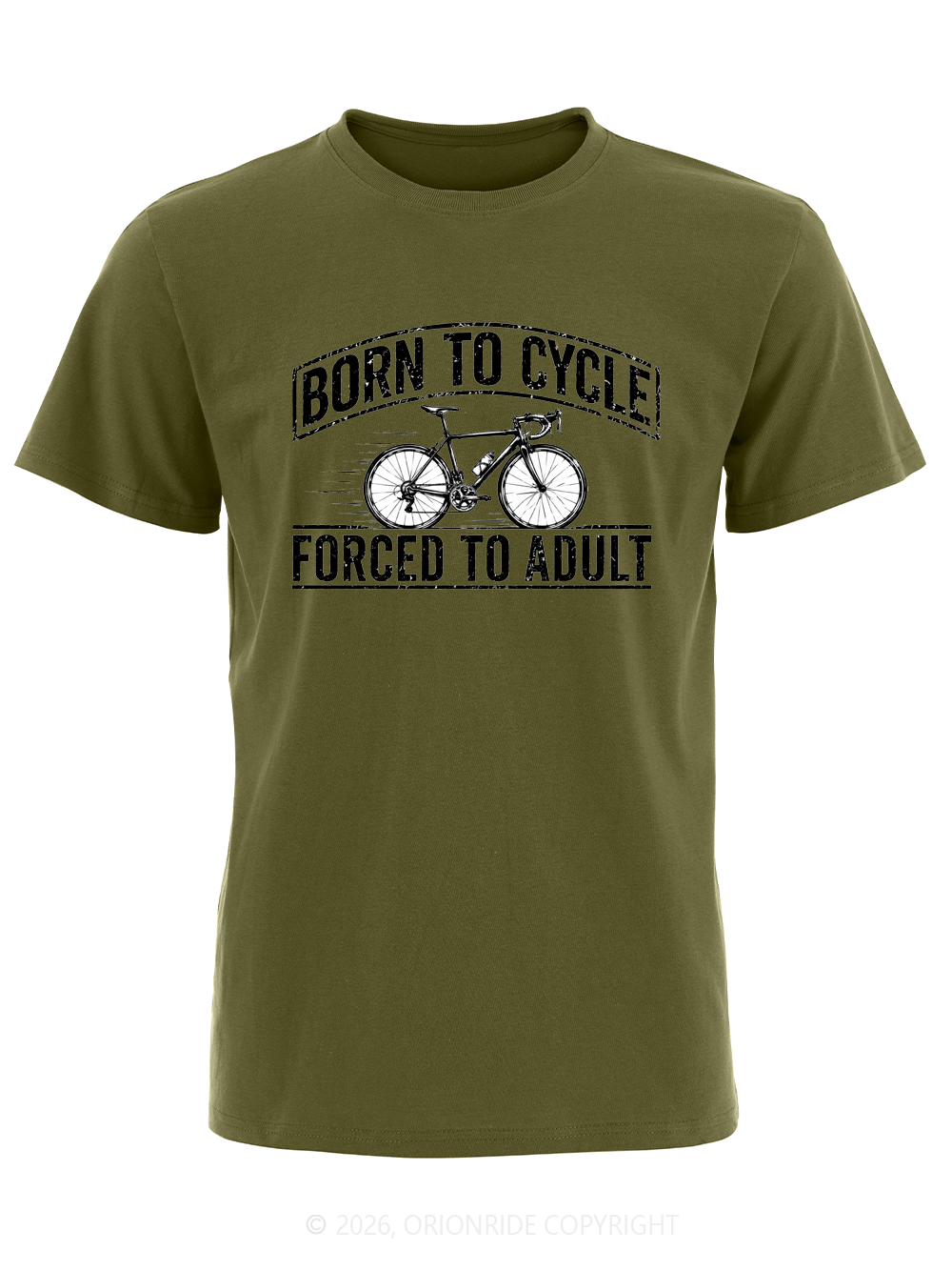 Orionride Born To Cycle Short Sleeves Bike T-Shirt