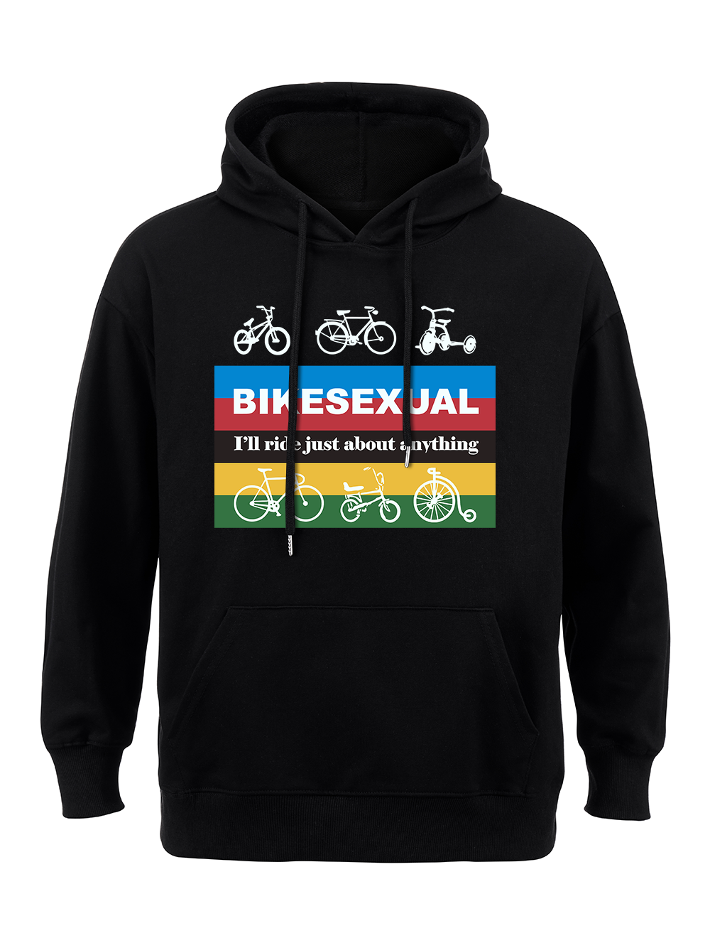 Orionride Color Strip Cycling Classic Hoodie