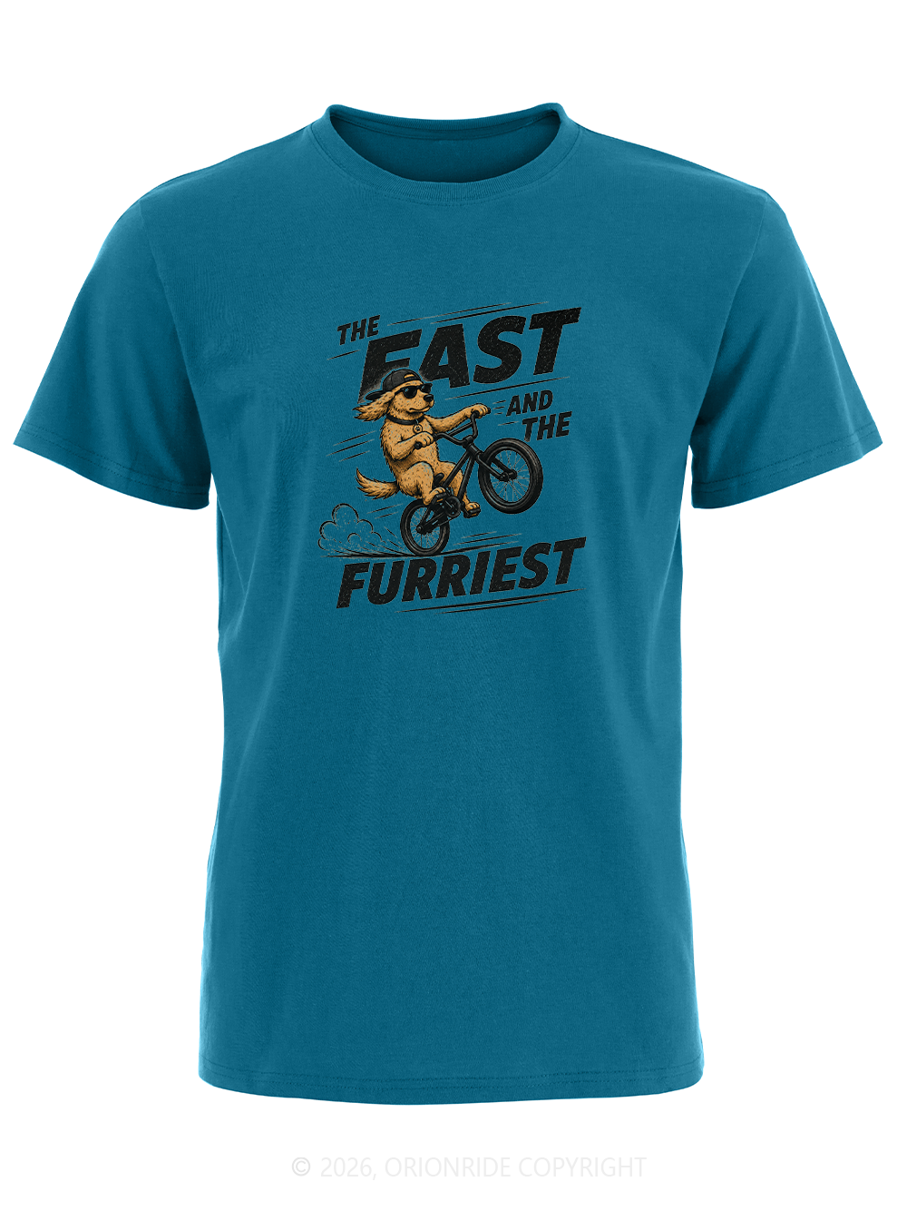Orionride The Fast And The Furriest Short Sleeves Bike T-Shirt