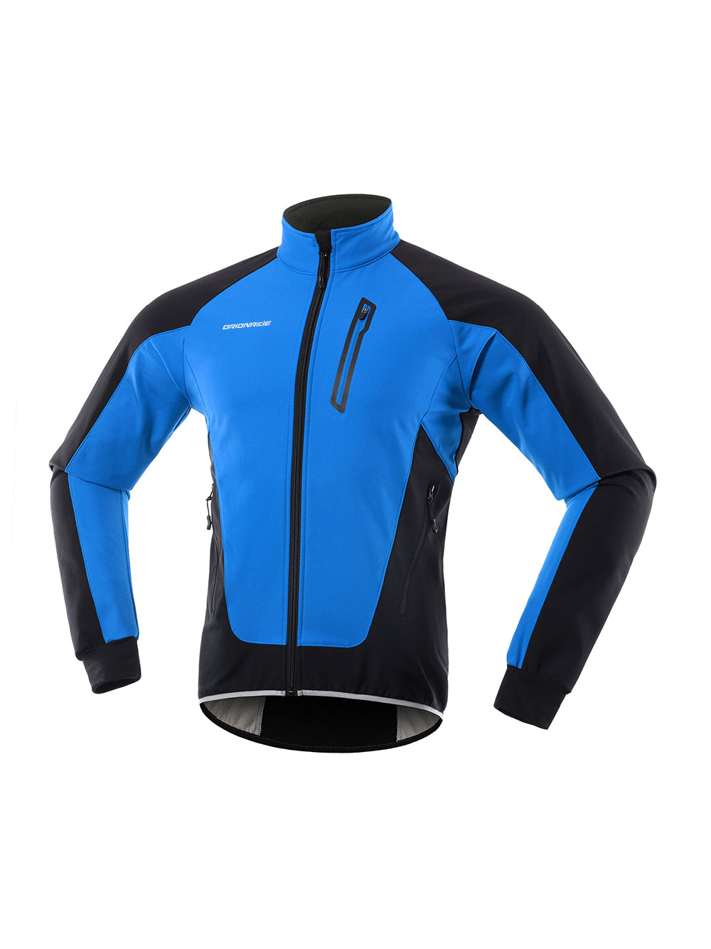 Orionride Cycling Stand Collar Warm Fleece Soft Shell Jacket Green