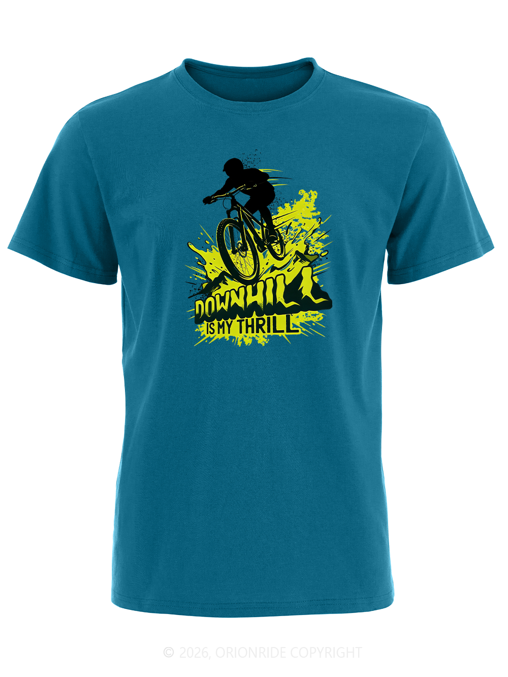 Orionride Downhill Is My Thrill Short Sleeves Bike T-Shirt