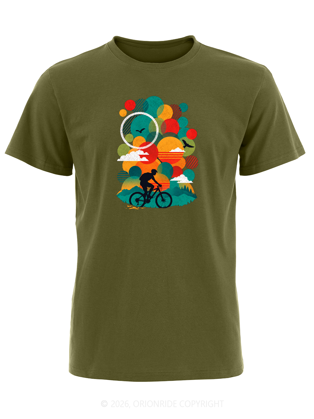 Orionride Ride Toward Light Short Sleeves Bike T-Shirt