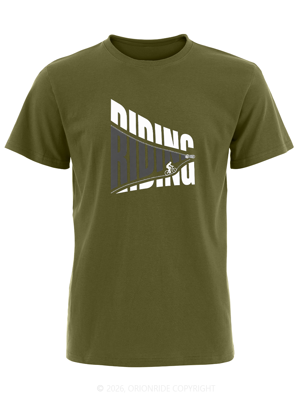 Orionride The World Inside The Zipper Short Sleeves Bike T-Shirt