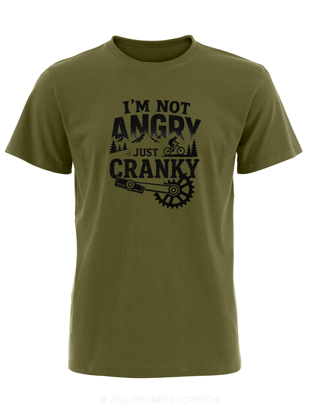 Orionride I'm Not Angry Short Sleeves Bike T-Shirt