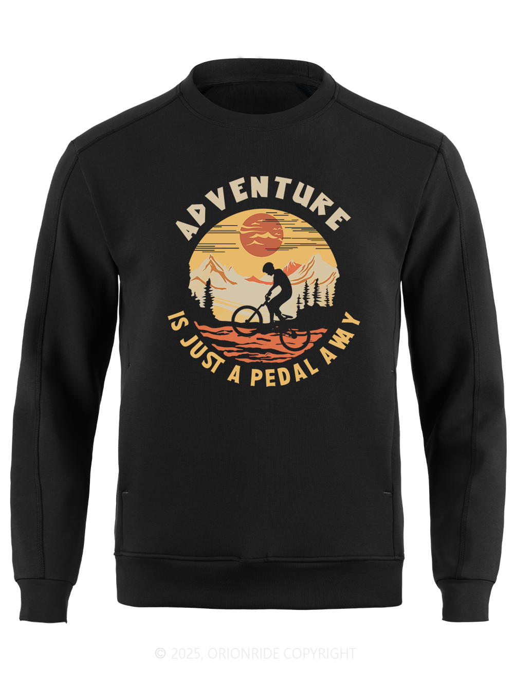 Orionride Sunset Ride Long Sleeve Bike Sweatshirt
