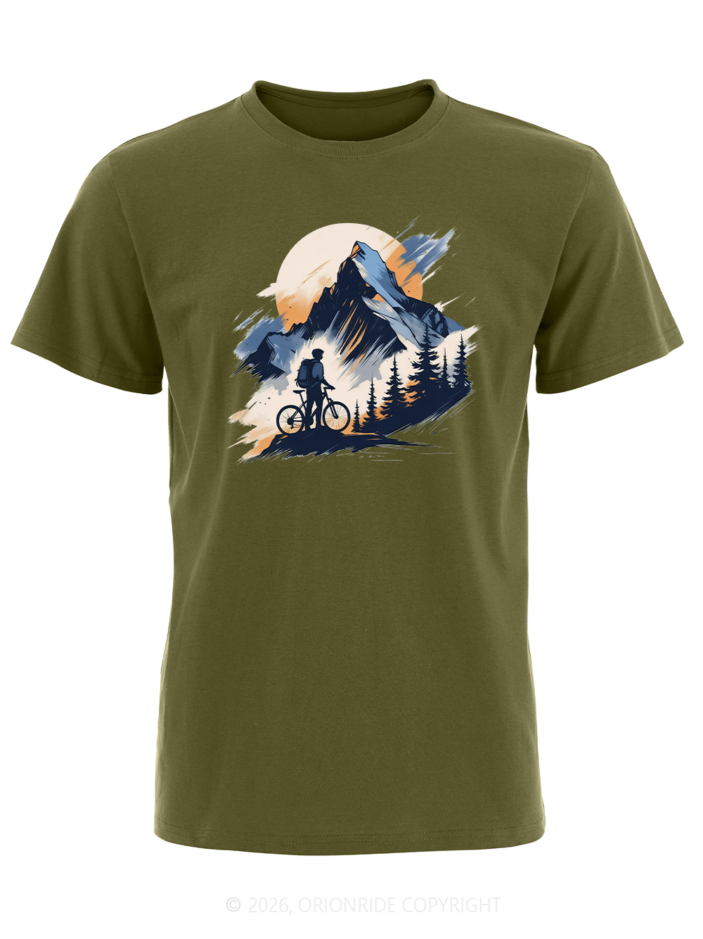 Orionride Snow Mountain Short Sleeves Bike T-Shirt