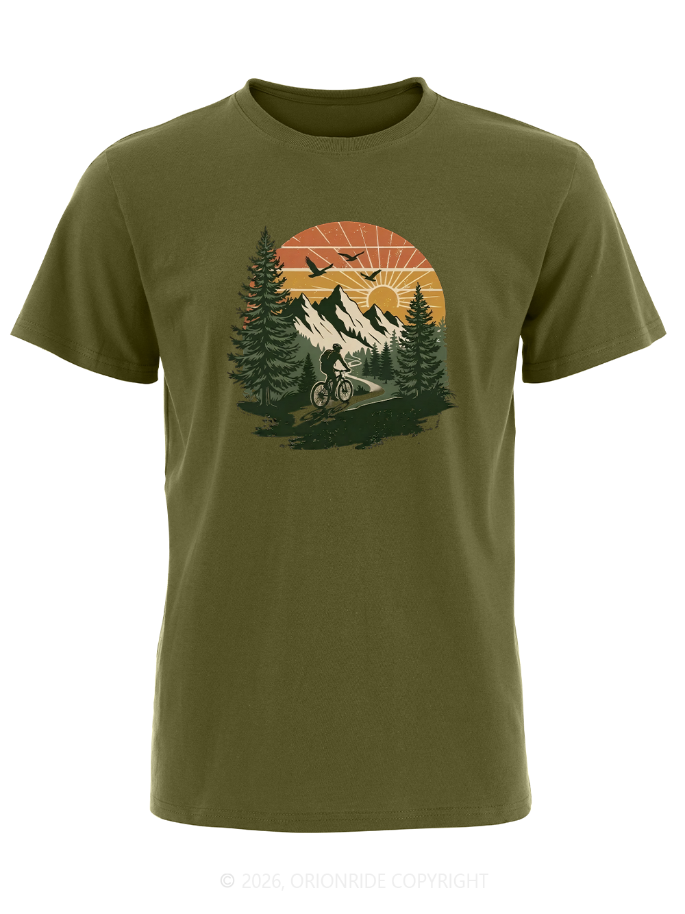 Orionride Wilderness Scenery Short Sleeves Bike T-Shirt