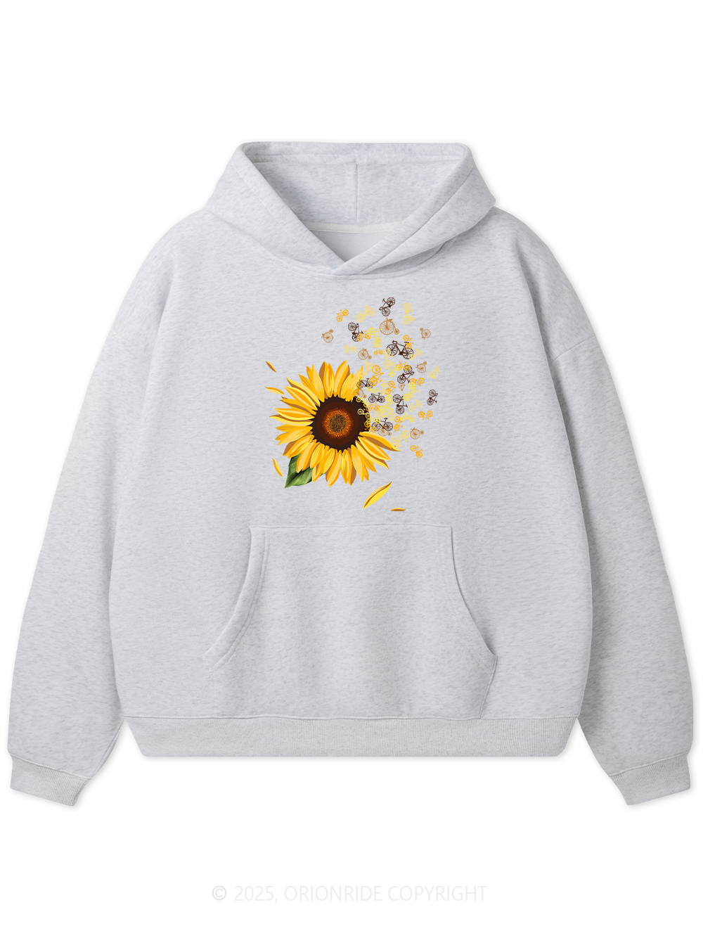 Orionride Blooming Sunflowers Women's Fleece Hoodie