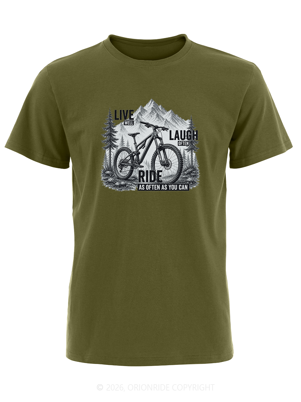 Orionride Ink Ride Wild Short Sleeves Bike T-Shirt