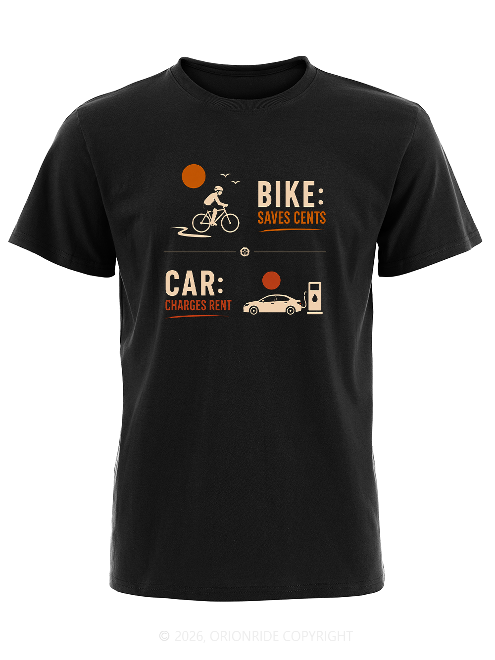 Orionride Rational Travel Short Sleeves Bike T-Shirt