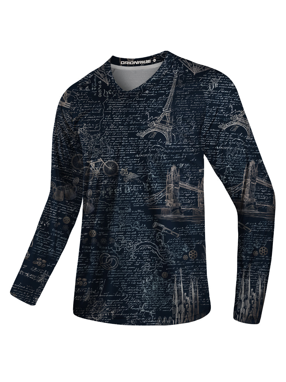 Orionride Paris News Long Sleeve Downhill Jersey