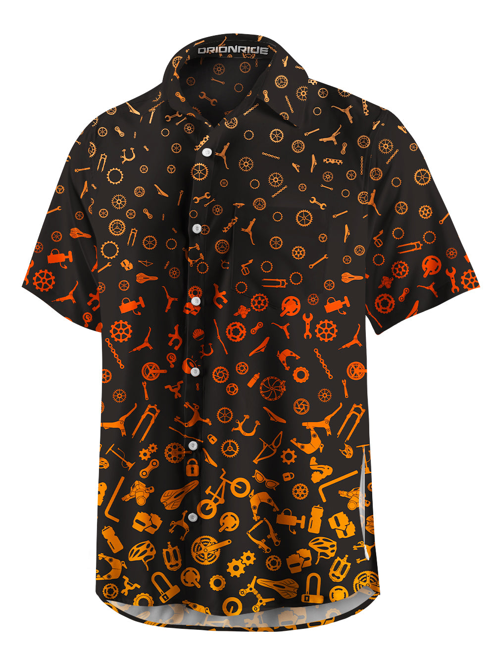 Orionride Perfect Parts Zipper Pockets Ultra Lightweight Short Sleeves Gravel Shirt