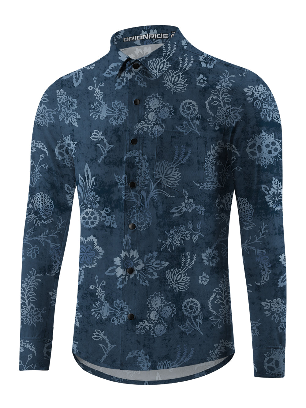 Orionride Gear Petals Men's Stretchy Breathable Long Sleeve Gravel Shirt