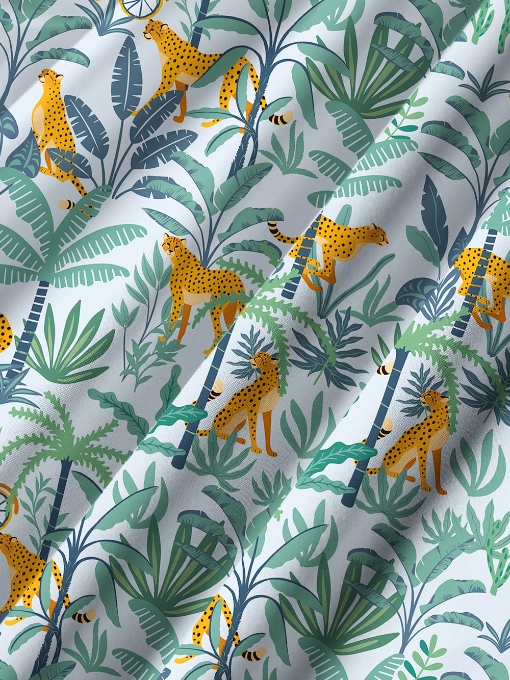 Orionride Jungle Leopard Ultra Lightweight Short Sleeves Hawaiian shirt