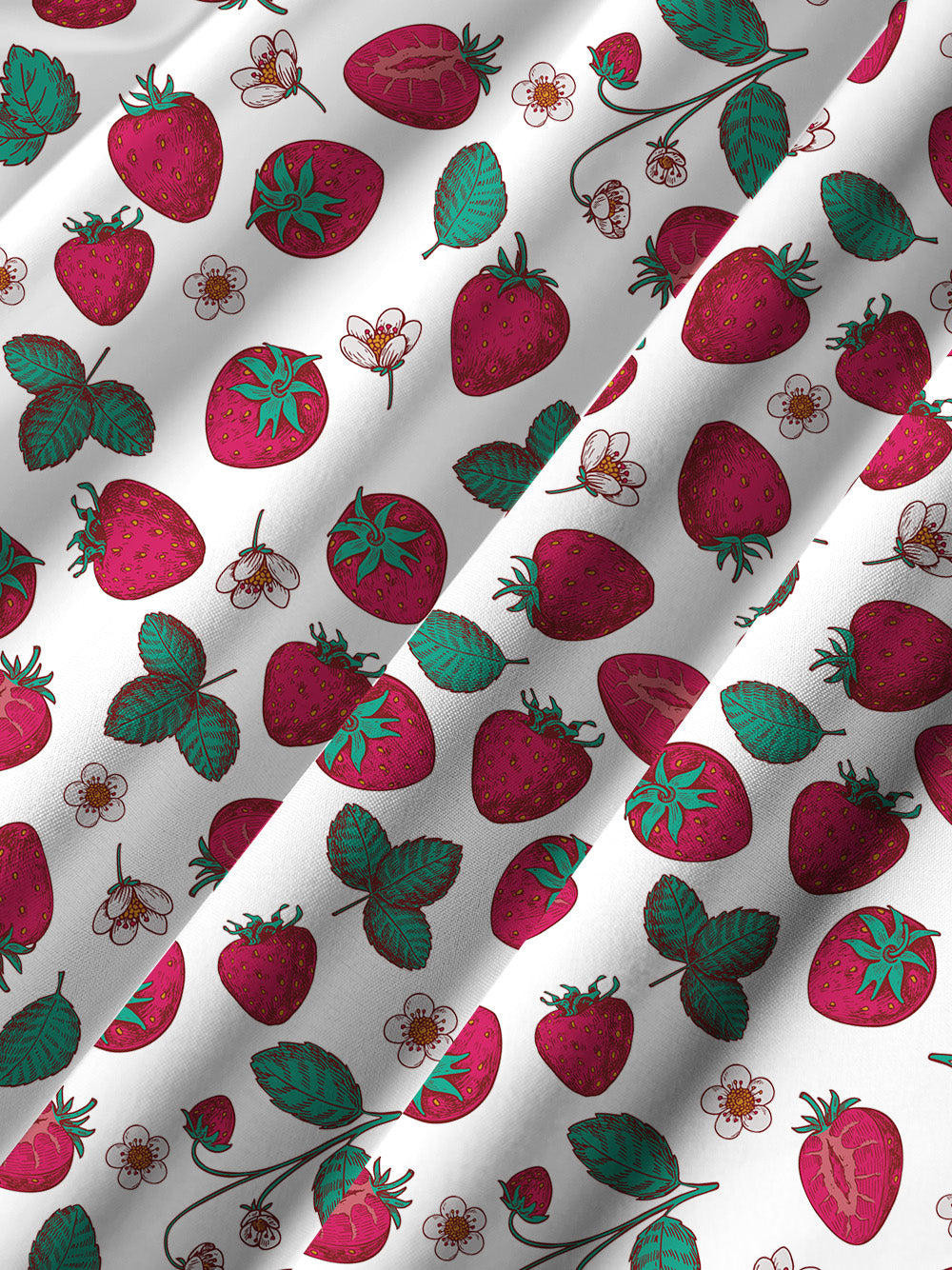 Orionride Strawberry Diary Ultra Lightweight Short Sleeves Hawaiian shirt